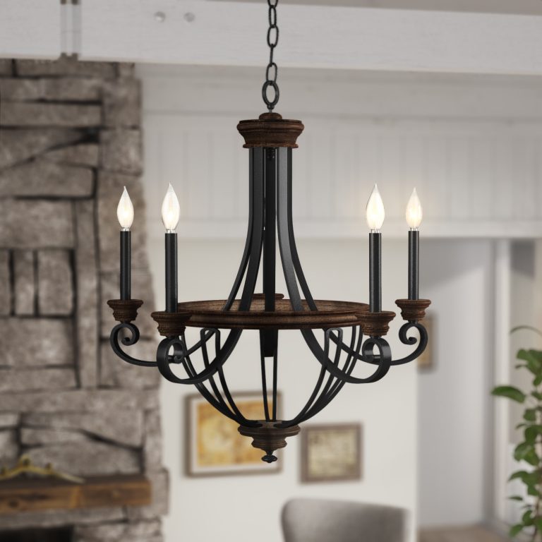 Farmhouse Style Chandelier for Dining Room 