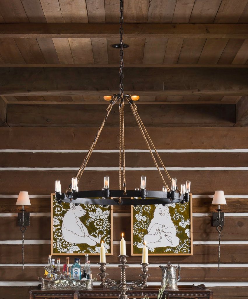 Rustic Ceiling Light Fixture