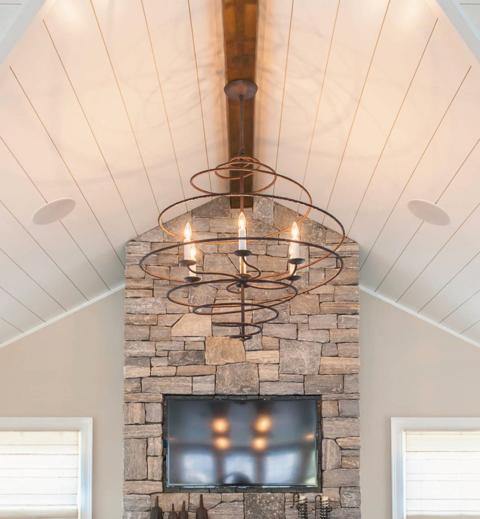 Rustic Copper Pendant Light